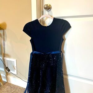 Girl blue dress size 14